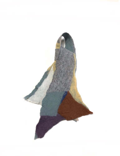 reversible pointed felt scarf